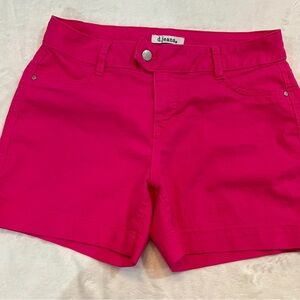 D. Jeans Women's Vibrant Pink Jean Shorts 10